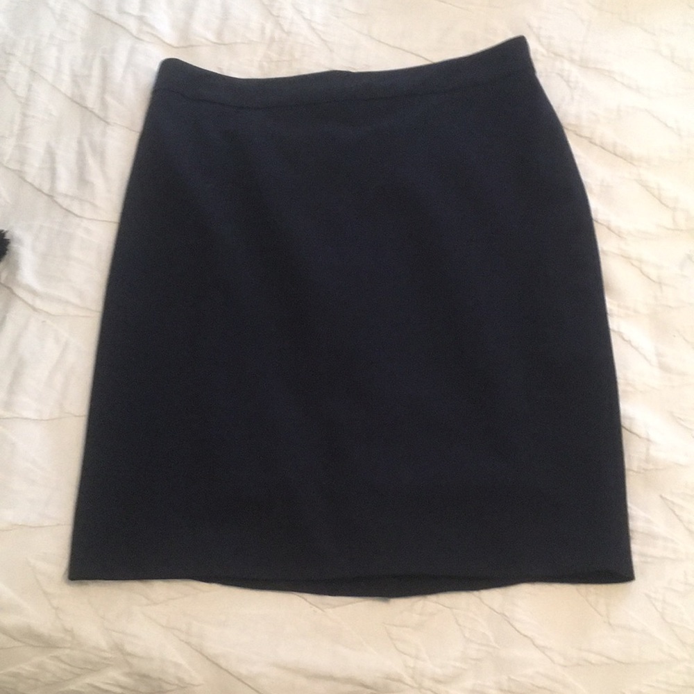 Ann Taylor navy pencil skirt